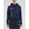 Craft Hoodie Fullzip Pro Control navy blue/white Women